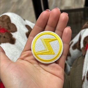Marvel White and Yellow Emblem Patch